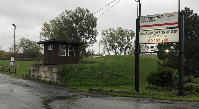 Tonawanda Coke. October 15, 2018 (WBEN Photo/Mike Baggerman)